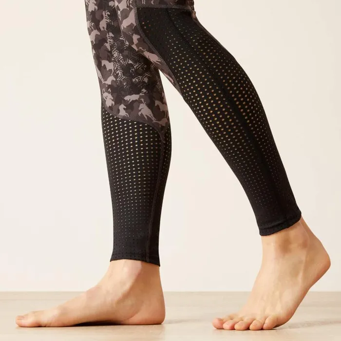 Women Pants and Shorts Ariat Eos Knee Patch Tight Periscope Camo Horse
