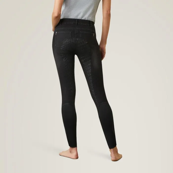 Women Pants and Shorts Ariat Halo B Denim Full Seat Breech Black Rinse Women Pants and Shorts Ariat Halo B Denim Full Seat Breech Black Rinse