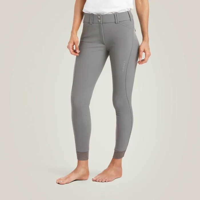 Women Pants and Shorts Ariat Tri Factor Grip Knee Patch Breech Plum Grey