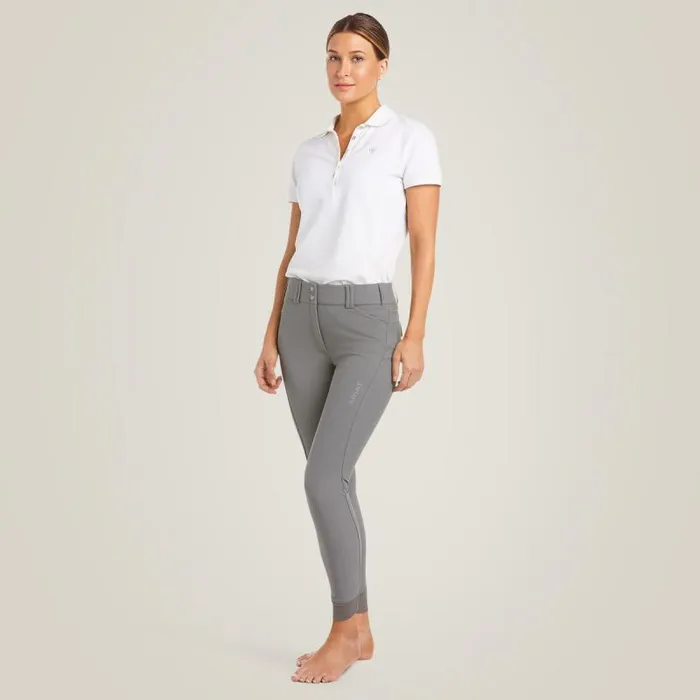 Women Pants and Shorts Ariat Tri Factor Grip Knee Patch Breech Plum Grey Women Pants and Shorts Ariat Tri Factor Grip Knee Patch Breech Plum Grey