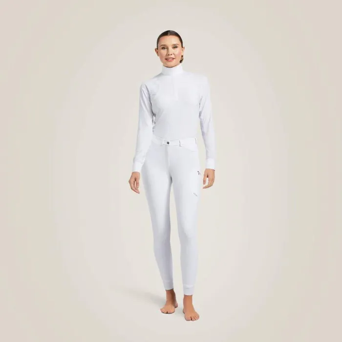 Women Pants and Shorts Ariat Triton Grip Knee Patch Breech White Women Pants and Shorts Ariat Triton Grip Knee Patch Breech White