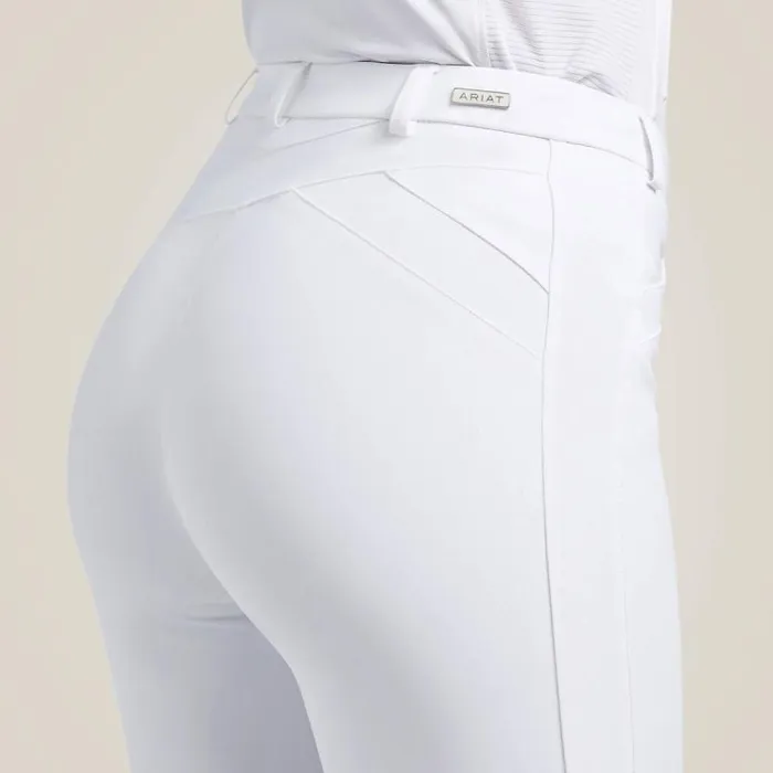 Women Pants and Shorts Ariat Triton Grip Knee Patch Breech White Women Pants and Shorts Ariat Triton Grip Knee Patch Breech White