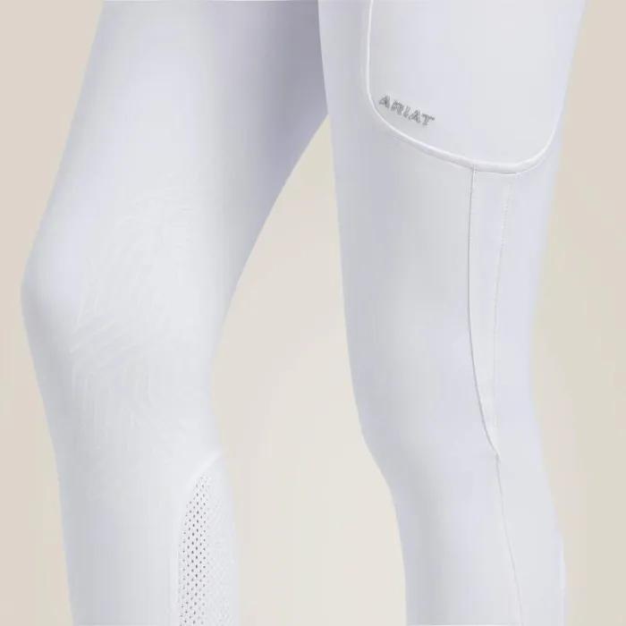 Women Pants and Shorts Ariat Triton Grip Knee Patch Breech White Women Pants and Shorts Ariat Triton Grip Knee Patch Breech White