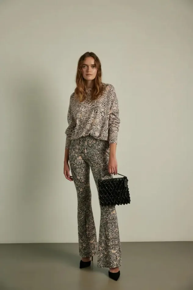 Women Pants and Skirts Lala Berlin Pants Kaluli 8211 Wool 8211 Heritage Garden
