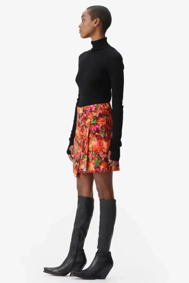 Women Pants and Skirts Lala Berlin Skirt Solea Viscose Shibori Flower Women Pants and Skirts Lala Berlin Skirt Solea Viscose Shibori Flower