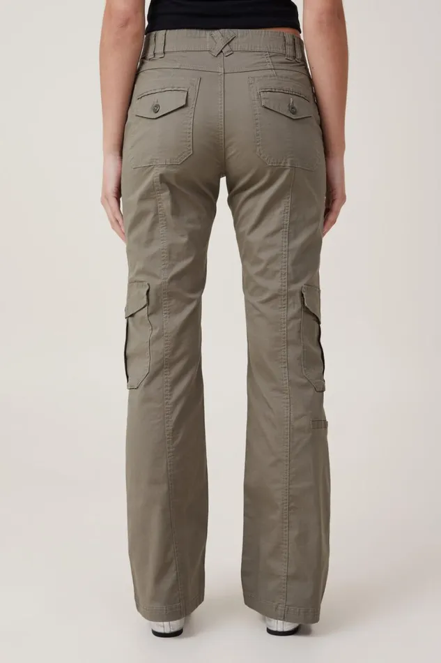 Women Pants Cotton On Bootleg Cargo Pant Woodland