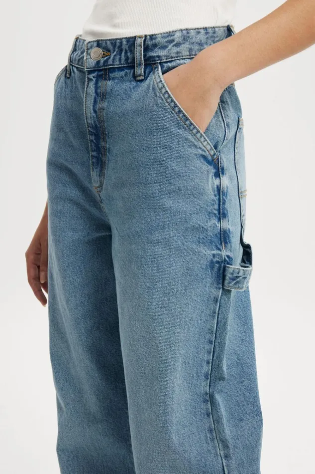 Women Pants Cotton On Carpenter Jean Surfers Blue Women Pants Cotton On Carpenter Jean Surfers Blue