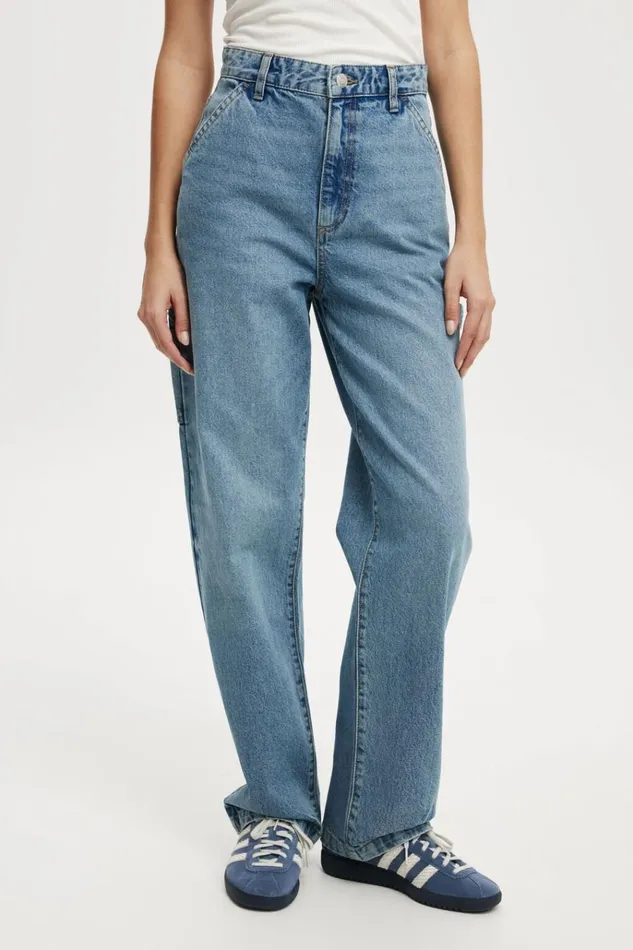 Women Pants Cotton On Carpenter Jean Surfers Blue Women Pants Cotton On Carpenter Jean Surfers Blue