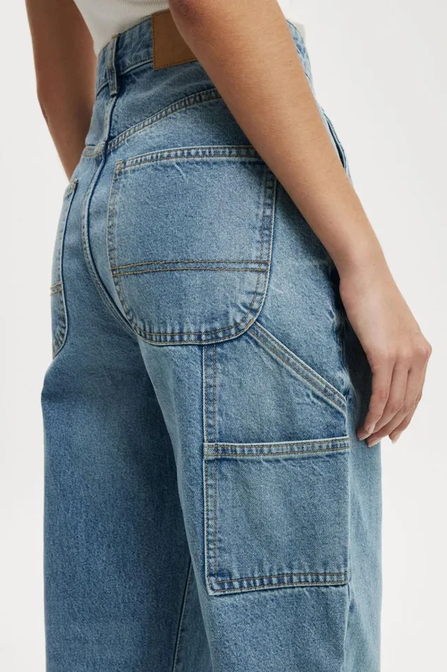 Women Pants Cotton On Carpenter Jean Surfers Blue Women Pants Cotton On Carpenter Jean Surfers Blue