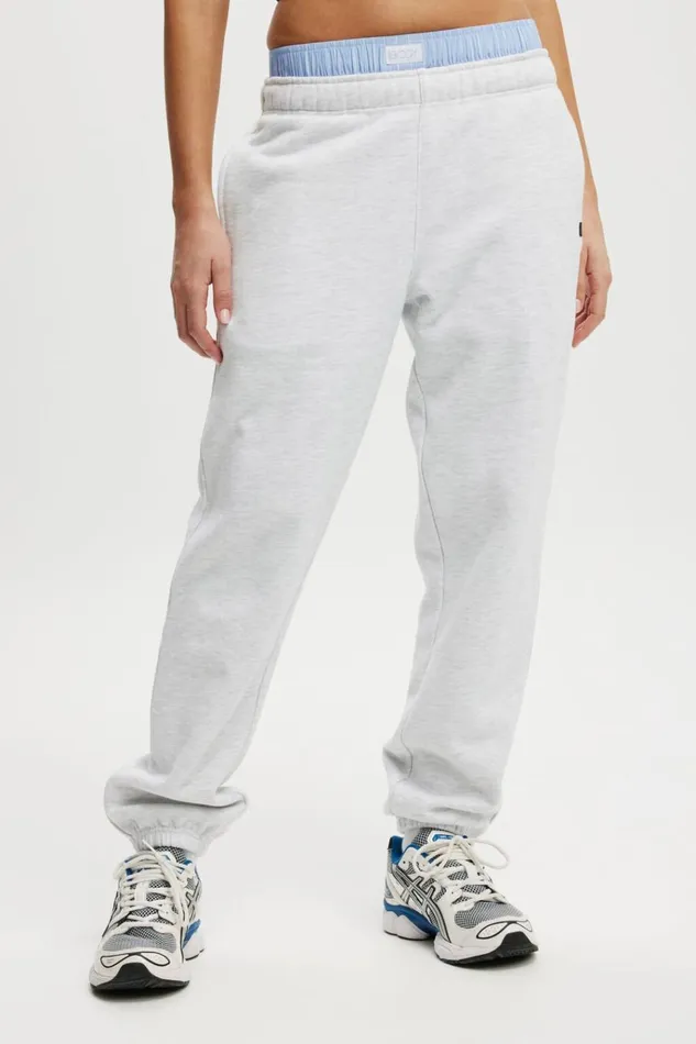 Women Pants Cotton On Plush Essential Gym Sweatpant Core Cloudy Grey Marle Women Pants Cotton On Plush Essential Gym Sweatpant Core Cloudy Grey Marle