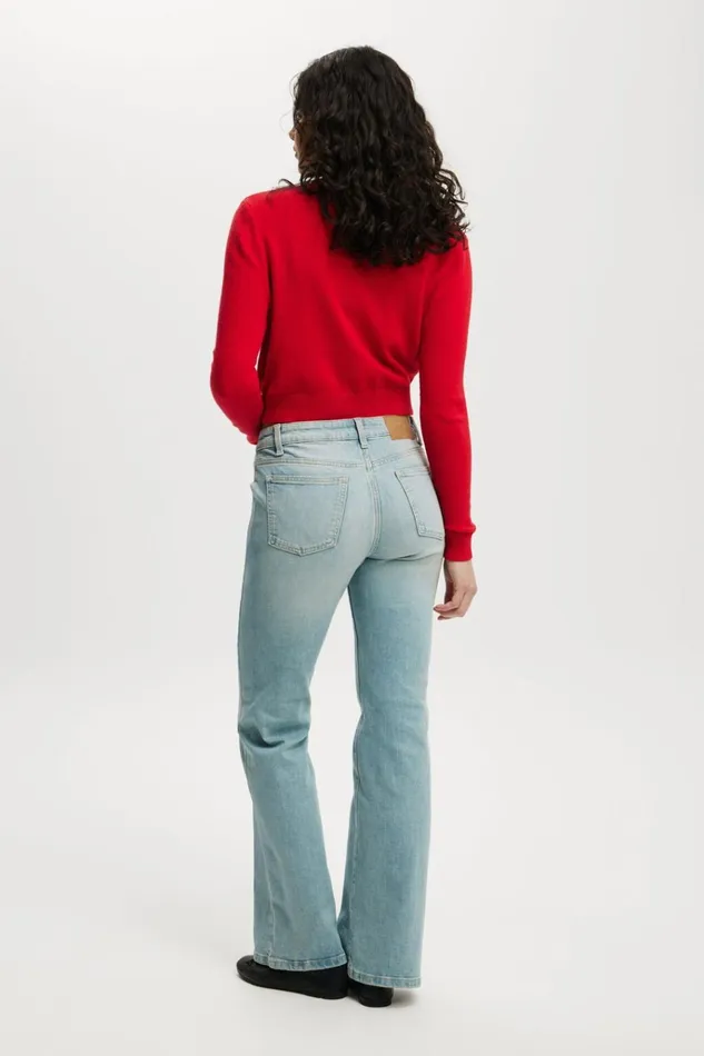 Women Pants Cotton On Stretch Bootcut Flare Jean Blue Moon Women Pants Cotton On Stretch Bootcut Flare Jean Blue Moon