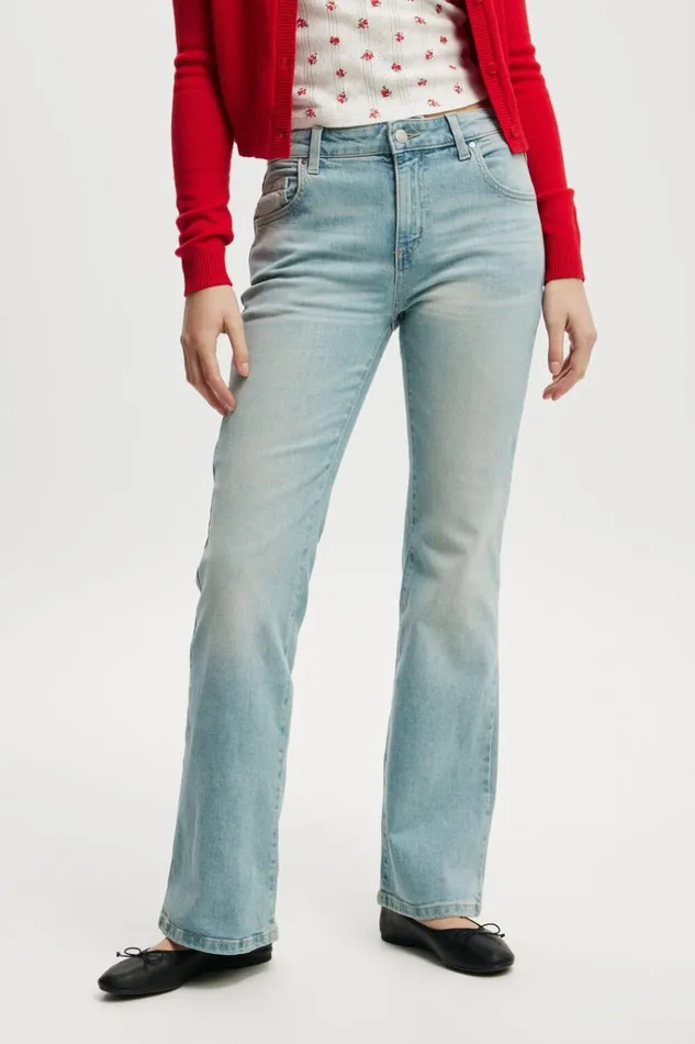 Women Pants Cotton On Stretch Bootcut Flare Jean Blue Moon Women Pants Cotton On Stretch Bootcut Flare Jean Blue Moon
