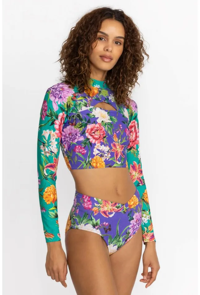 Women Peacock Goza CrissCross Bikini Bottom Peacock Goza Johnny Was Swim and Resort Women Peacock Goza CrissCross Bikini Bottom Peacock Goza Johnny Was Swim and Resort