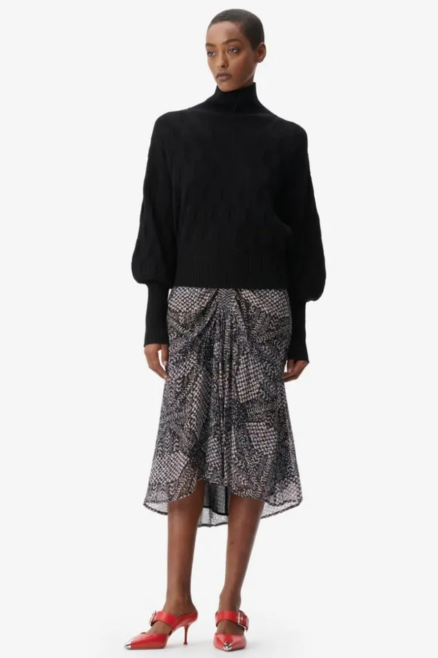 Women Pullover Lala Berlin Jumper Kaito Wool Mix Black