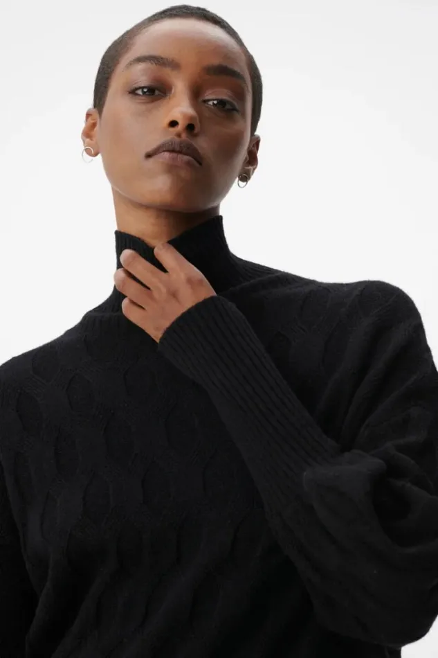 Women Pullover Lala Berlin Jumper Kaito Wool Mix Black Women Pullover Lala Berlin Jumper Kaito Wool Mix Black