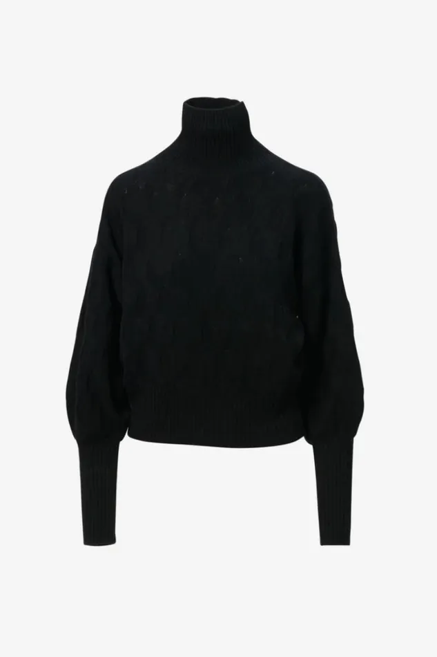 Women Pullover Lala Berlin Jumper Kaito Wool Mix Black Women Pullover Lala Berlin Jumper Kaito Wool Mix Black