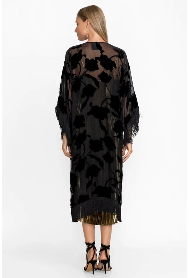 Women Queen Silk Kimono Black Johnny Was Kimonos