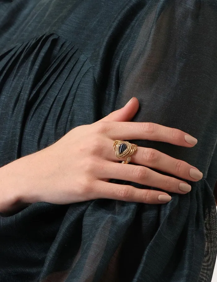 Women Rings Zimmermann Muse Ring Goldonyx