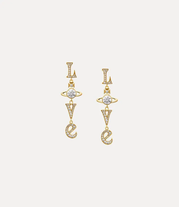 Women Roderica Long Earrings Goldwhitecz Vivienne Westwood Classic Styles