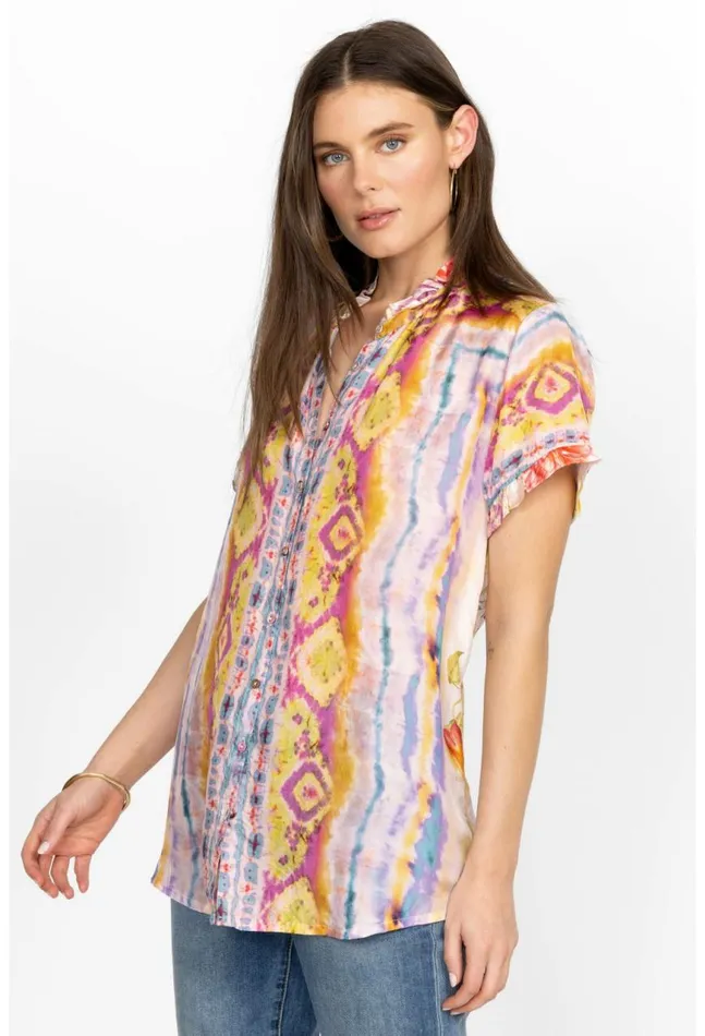 Women Sander Zoli Tunic Sander Johnny Was Tops