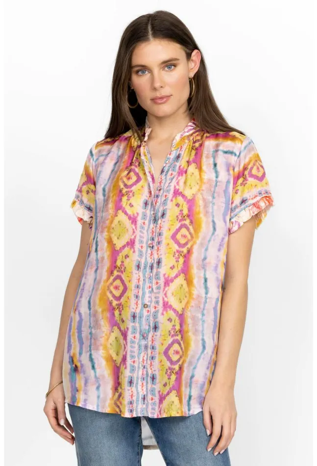 Women Sander Zoli Tunic Sander Johnny Was Tops