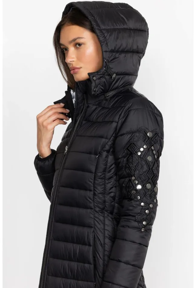 Women Sano Ski Puffer Coat Black Johnny Was Outerwear