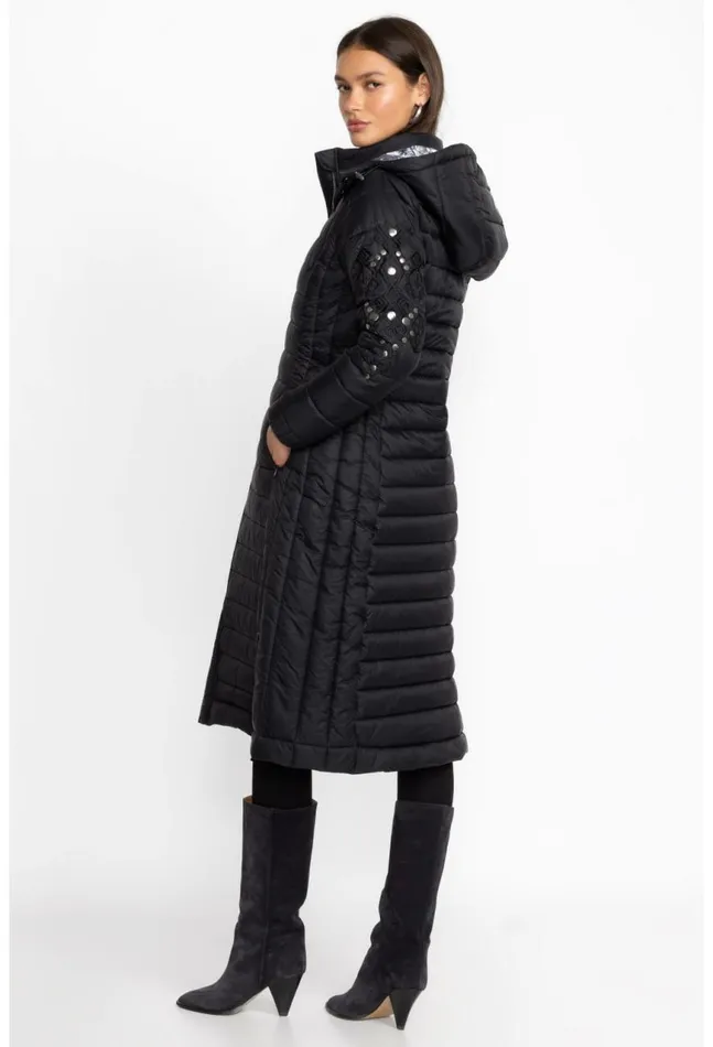 Women Sano Ski Puffer Coat Black Johnny Was Outerwear