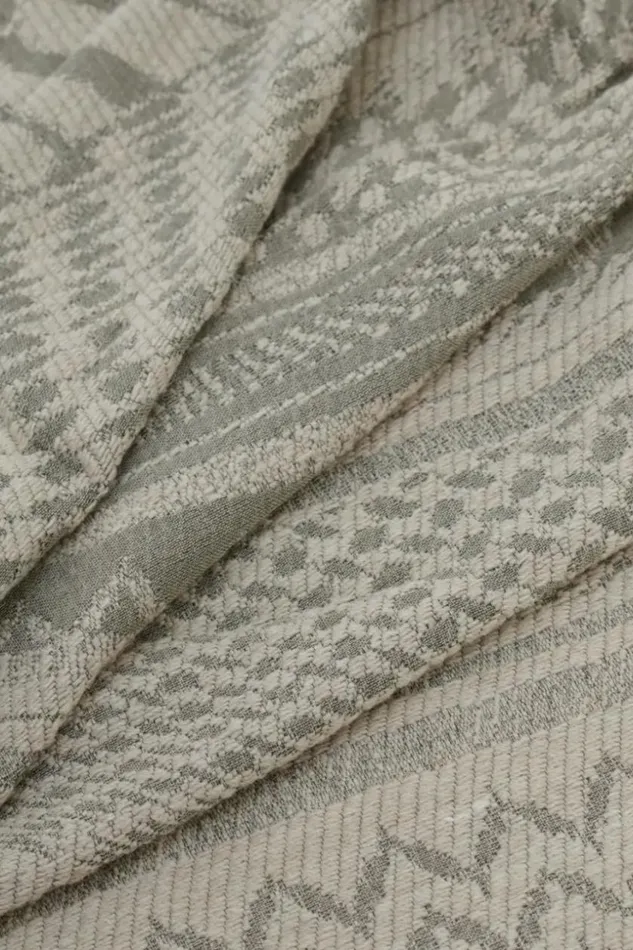 Women Scarfs and Triangles Lala Berlin Scarf Anais Wool Mix Zebra Desert