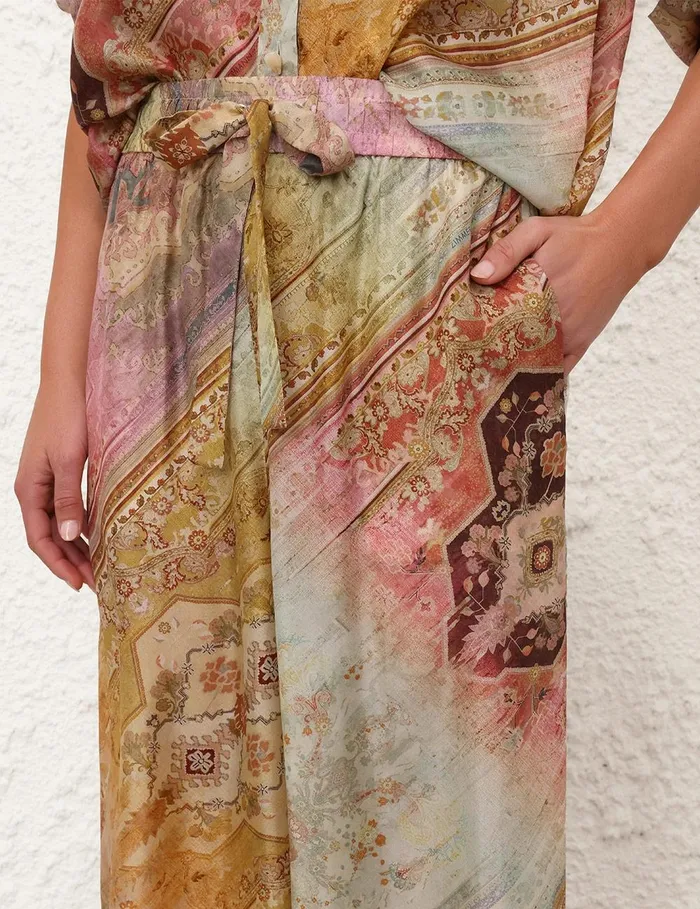Women Shorts and Pants Zimmermann Tallow Relaxed Pant Ombre Multi