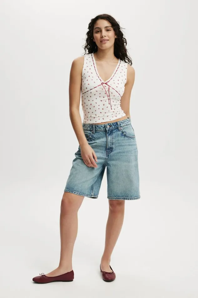 Women Shorts Cotton On Super Baggy Denim Jort Lake Blue Women Shorts Cotton On Super Baggy Denim Jort Lake Blue