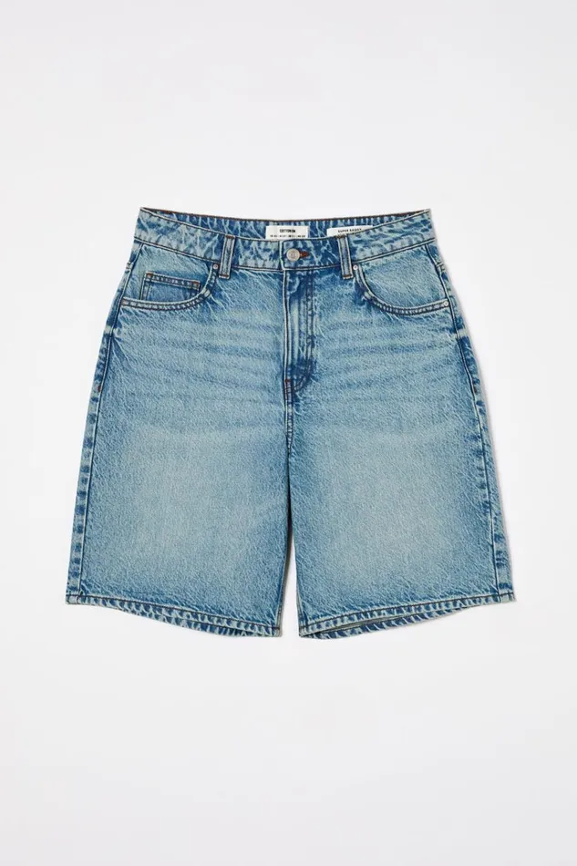 Women Shorts Cotton On Super Baggy Denim Jort Lake Blue Women Shorts Cotton On Super Baggy Denim Jort Lake Blue