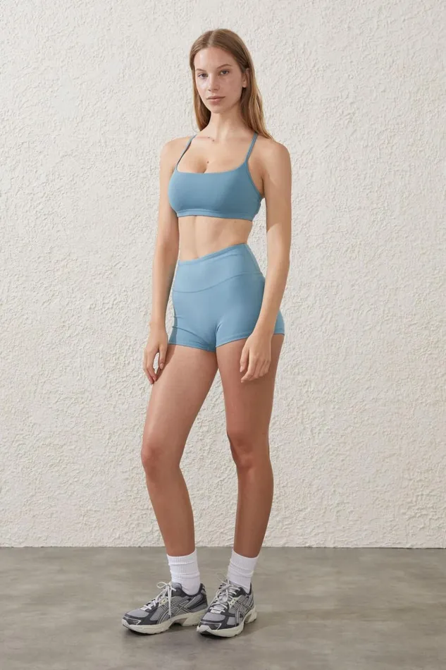Women Shorts Cotton On Ultra Soft Hot Short Stone Blue