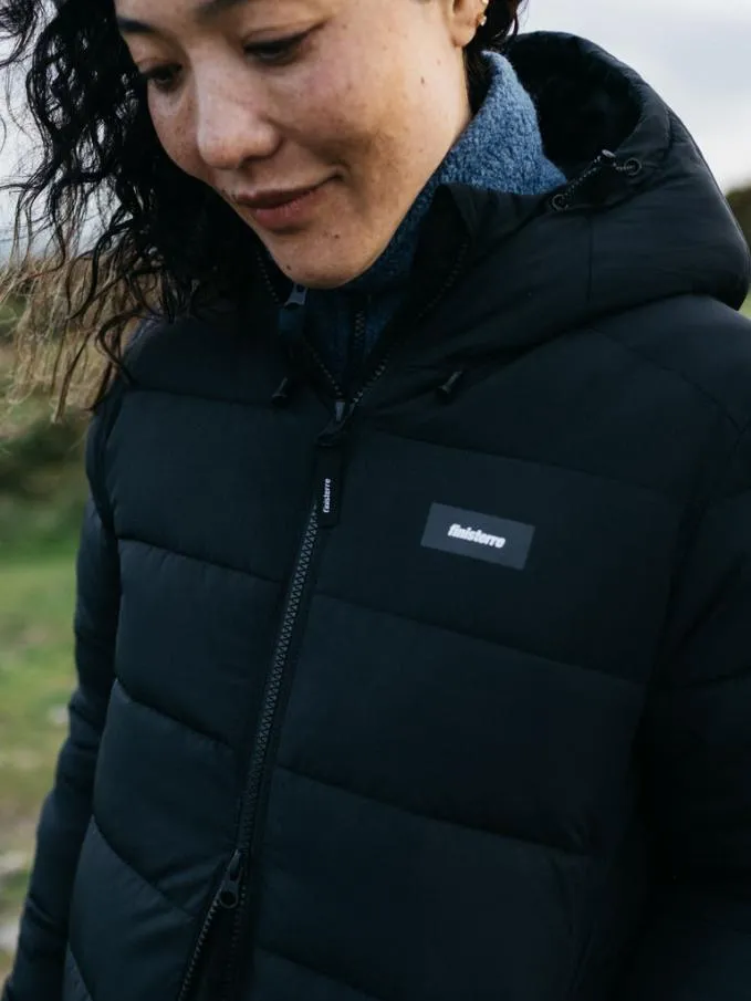 Women Sidus Insulated Jacket Black Finisterre Jackets Coats and Gilets
