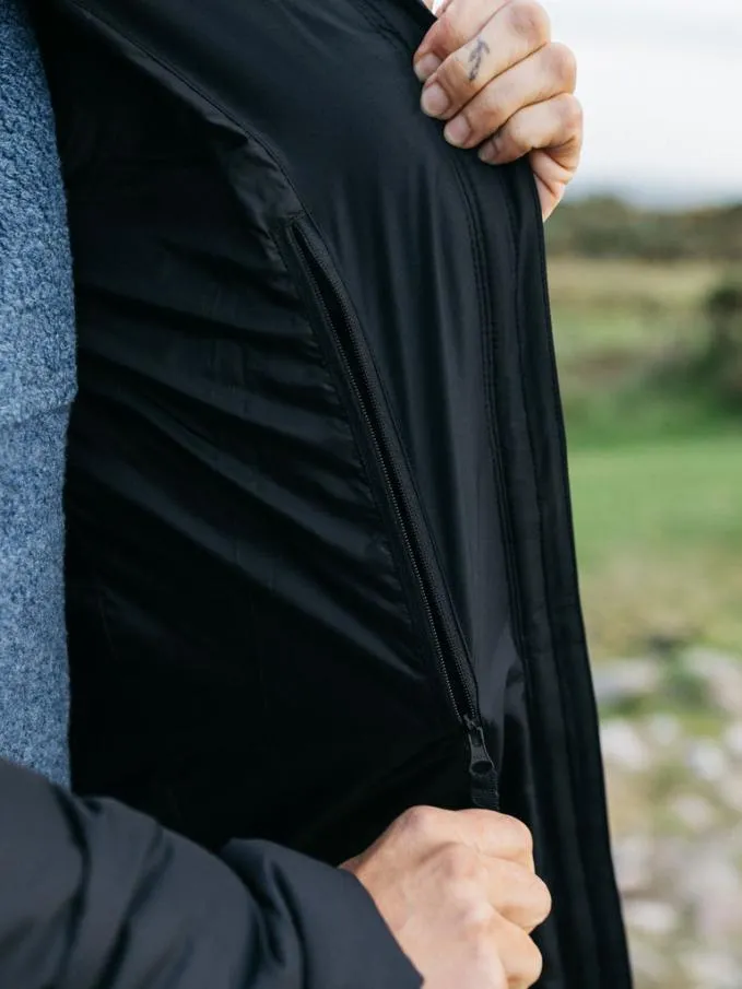 Women Sidus Insulated Jacket Black Finisterre Jackets Coats and Gilets