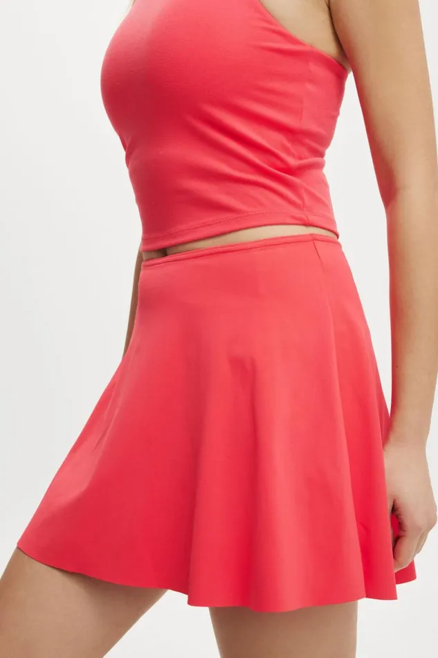 Women Skirts Cotton On Active Full Circle Skirt Frenchie Red