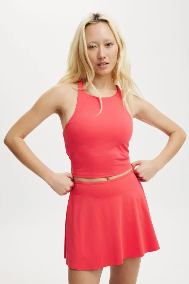 Women Skirts Cotton On Active Full Circle Skirt Frenchie Red