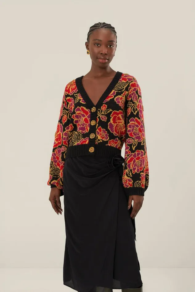 Women Skirts Farm Rio Black Midi Skirt