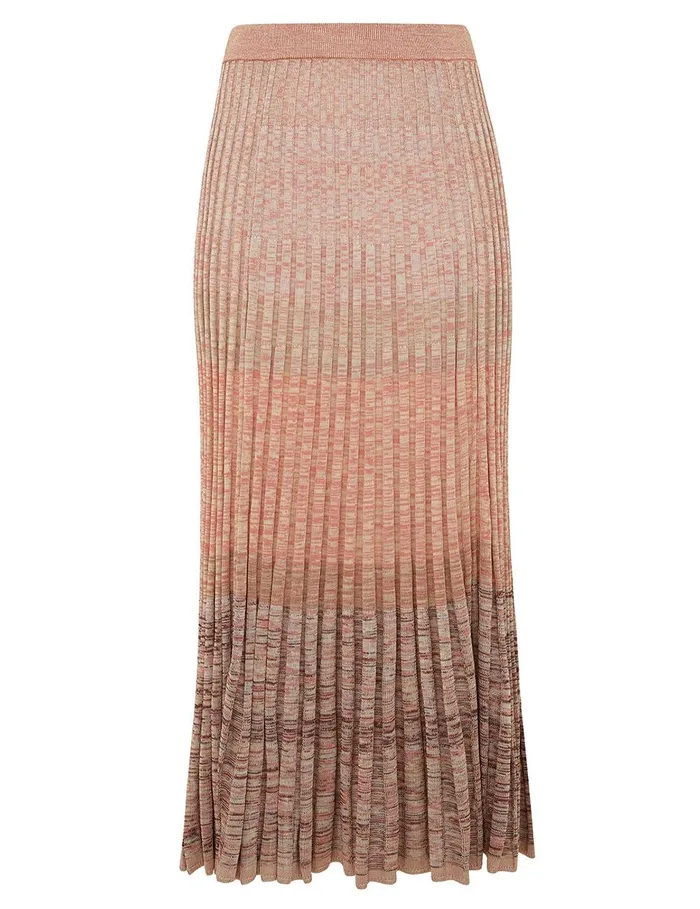 Women Skirts Zimmermann Illustration Mouline Skirt Pink Multi