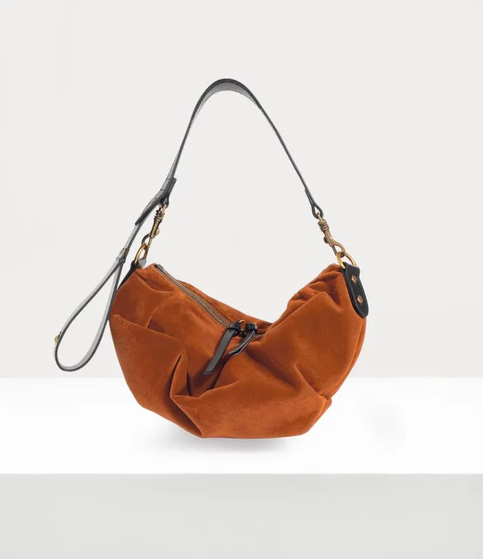 Women Small Agnes Shoulder Bag Burntorange Vivienne Westwood Handbags
