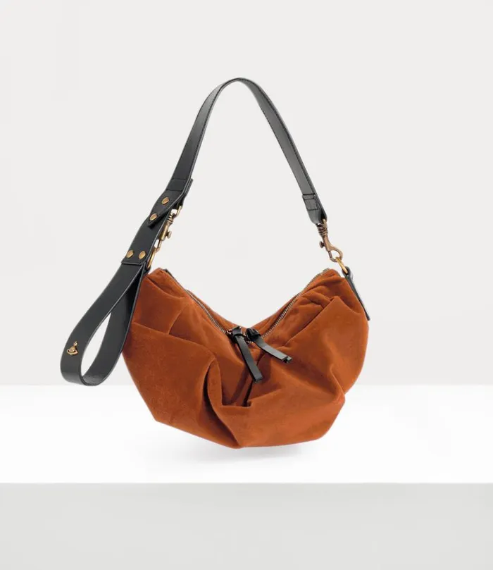 Women Small Agnes Shoulder Bag Burntorange Vivienne Westwood Handbags Women Small Agnes Shoulder Bag Burntorange Vivienne Westwood Handbags