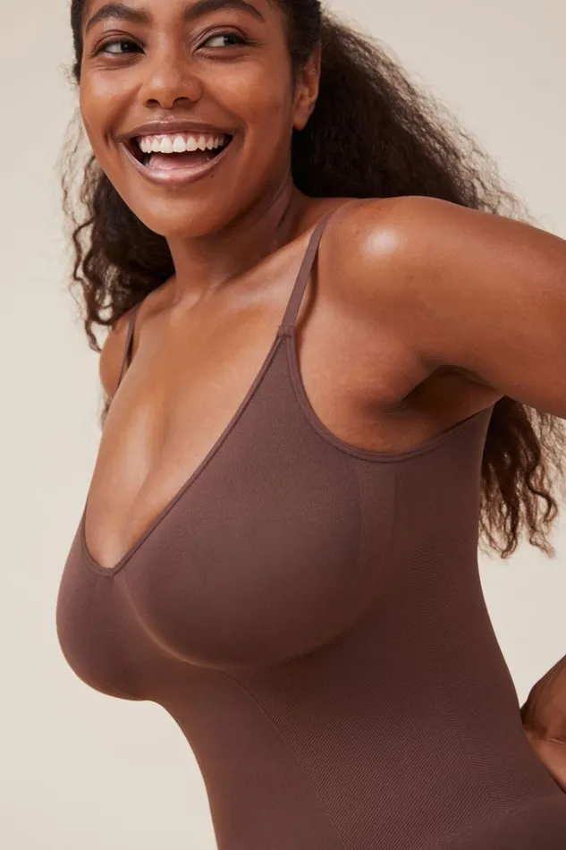 Women Solutions Cotton On Seamless Shapewear Smooth Bodysuit Espresso Women Solutions Cotton On Seamless Shapewear Smooth Bodysuit Espresso