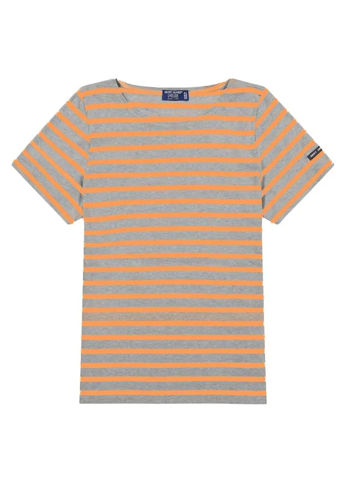Women Summer Collection Saint James ETRILLE Denim Neon Orange