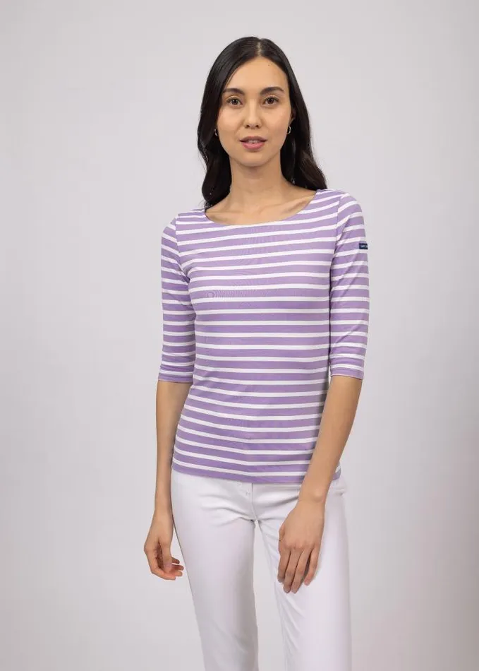Women Summer Collection Saint James GARDECOTE III Lilac White