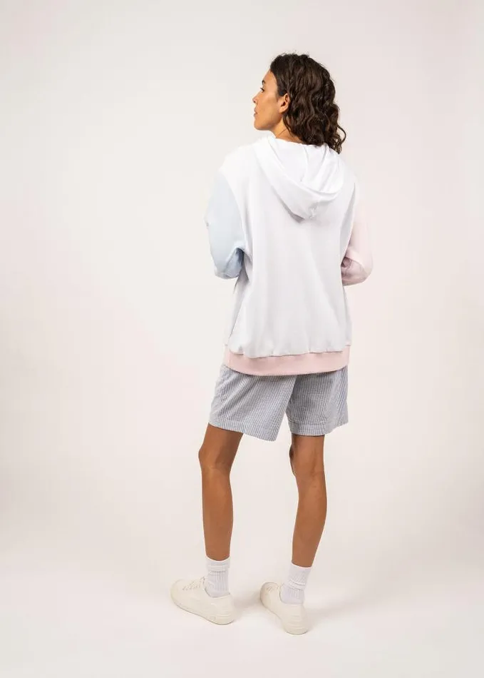 Women Summer Collection Saint James PAULINE White Pale Pink Light Blue