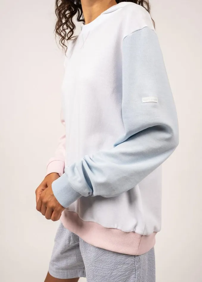 Women Summer Collection Saint James PAULINE White Pale Pink Light Blue