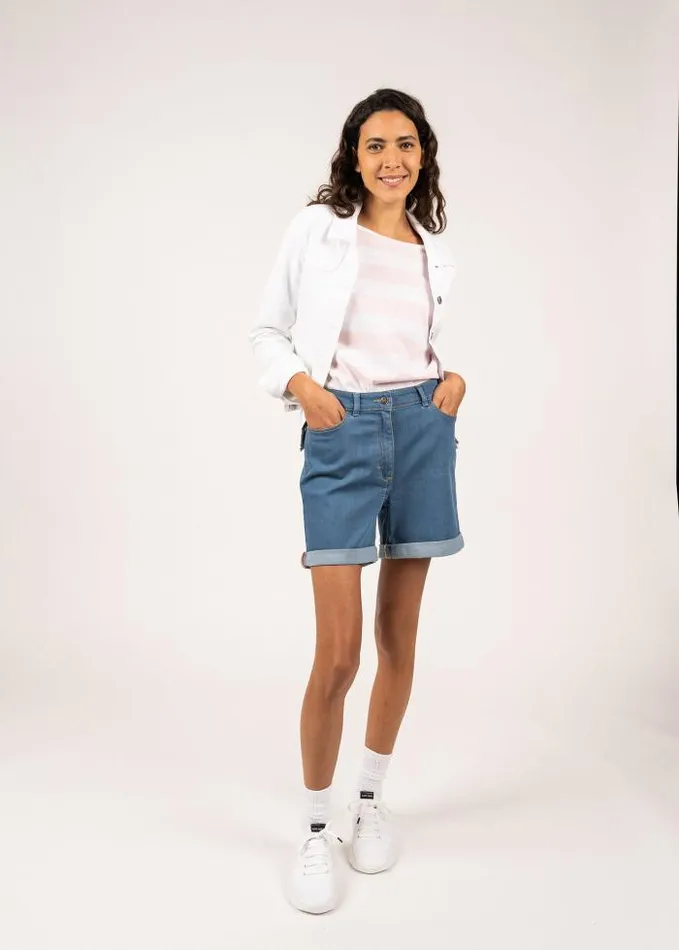 Women Summer Collection Saint James STE TEA White