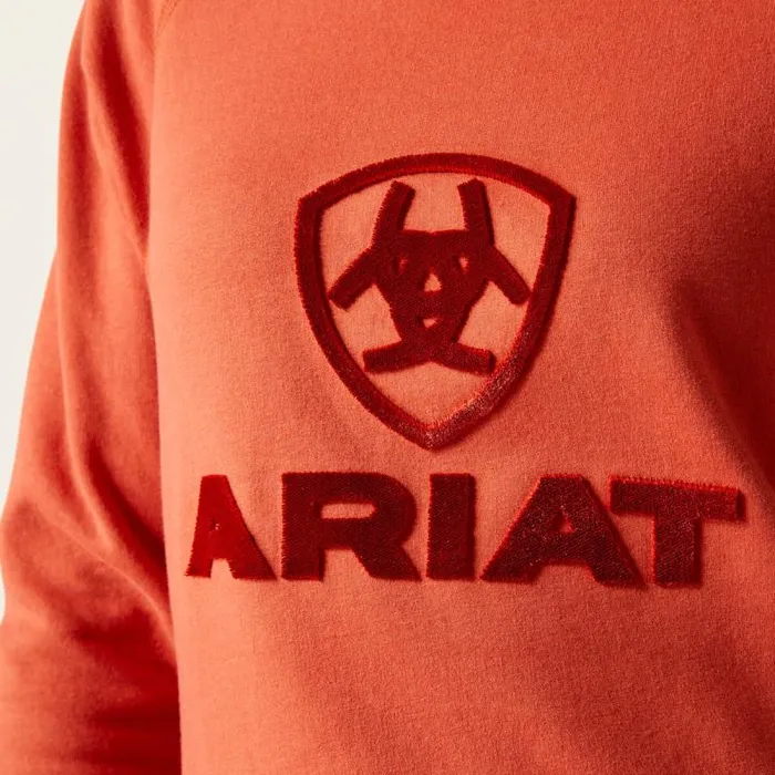 Women Sweatshirts and Hoodies Ariat Benicia Sweatshirt Burnt Brick Women Sweatshirts and Hoodies Ariat Benicia Sweatshirt Burnt Brick