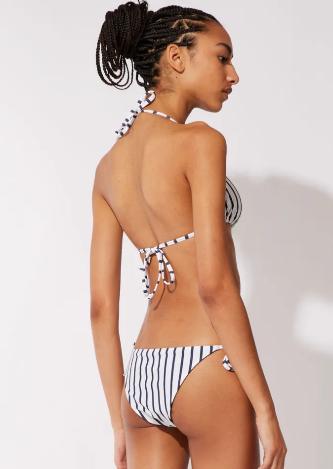Women Swimwear Saint James SOLID and STRIPED White Navy