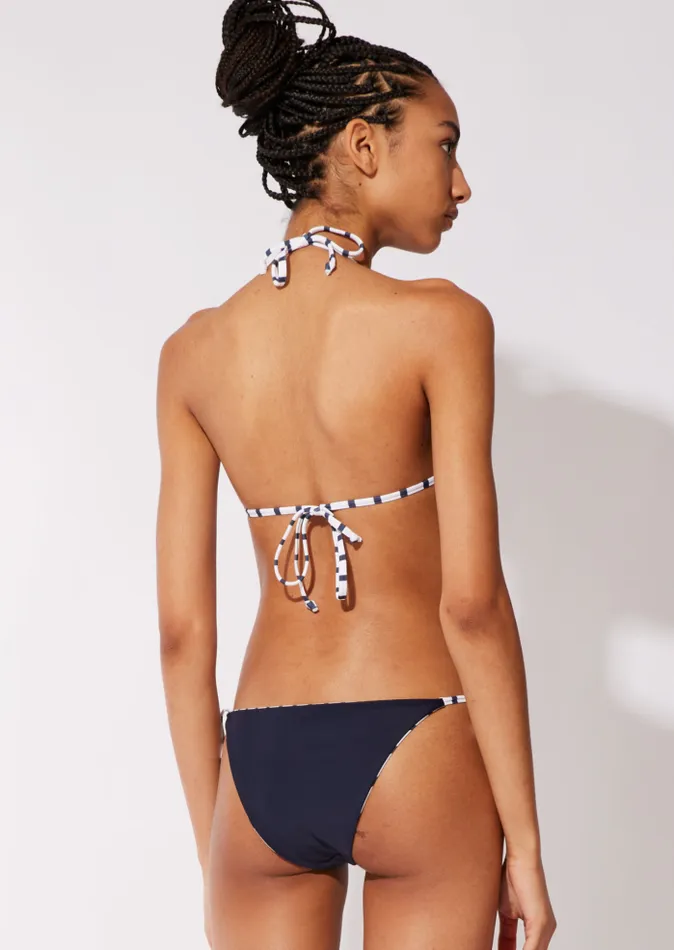 Women Swimwear Saint James SOLID and STRIPED White Navy
