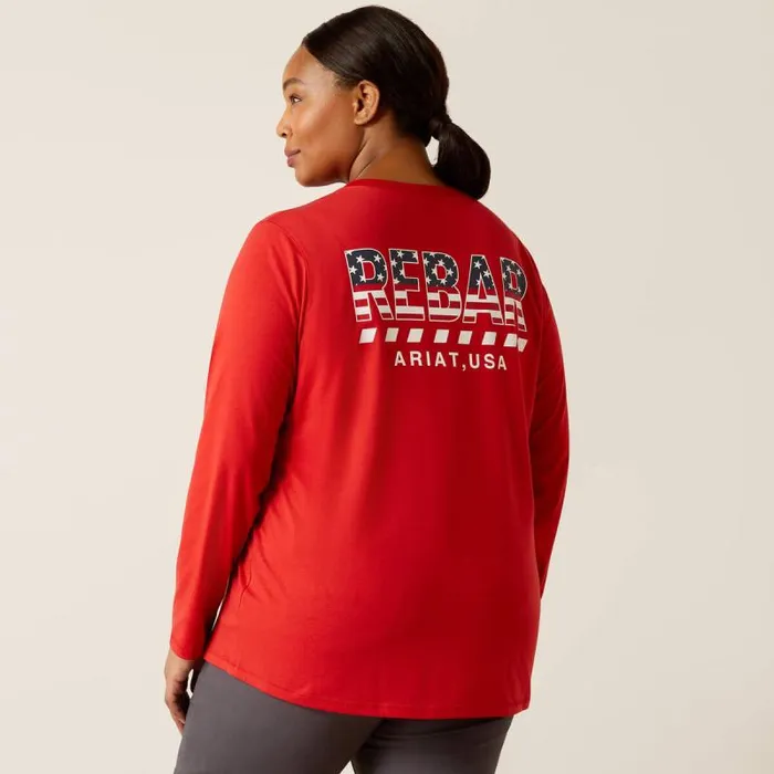 Women TShirts and Tops Ariat Rebar Workman Stars and Stripes Samba Women TShirts and Tops Ariat Rebar Workman Stars and Stripes Samba